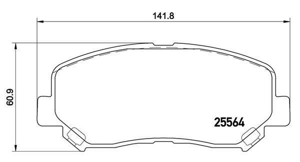 MAGNETI MARELLI Piduriklotsi komplekt,ketaspidur 363700449045